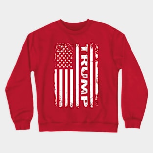 Trump US Flag T-shirt Crewneck Sweatshirt